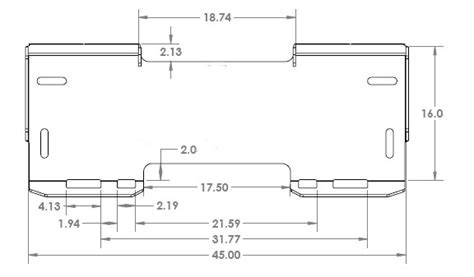 skid steer adapter plate dimensions|skid steer quick attachment plate.